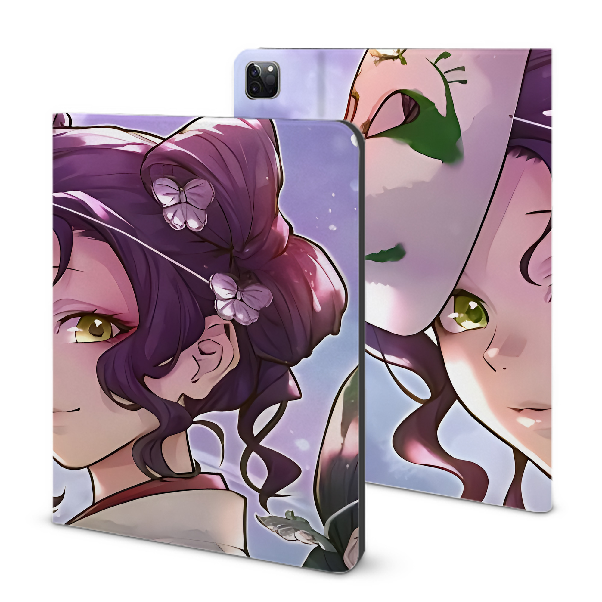 （画像用） 薬屋のひとりごと The Apothecary Diaries IPad ケース ブック型 PUレザー TPU 耐衝撃 軽量 薄型 ペン収納なし 全面保護 IPad 各モデル対応